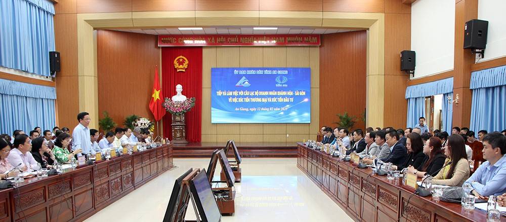 An Giang: Thúc đẩy hợp tác đầu tư với CLB Doanh nhân Khánh Hòa - Sài Gòn