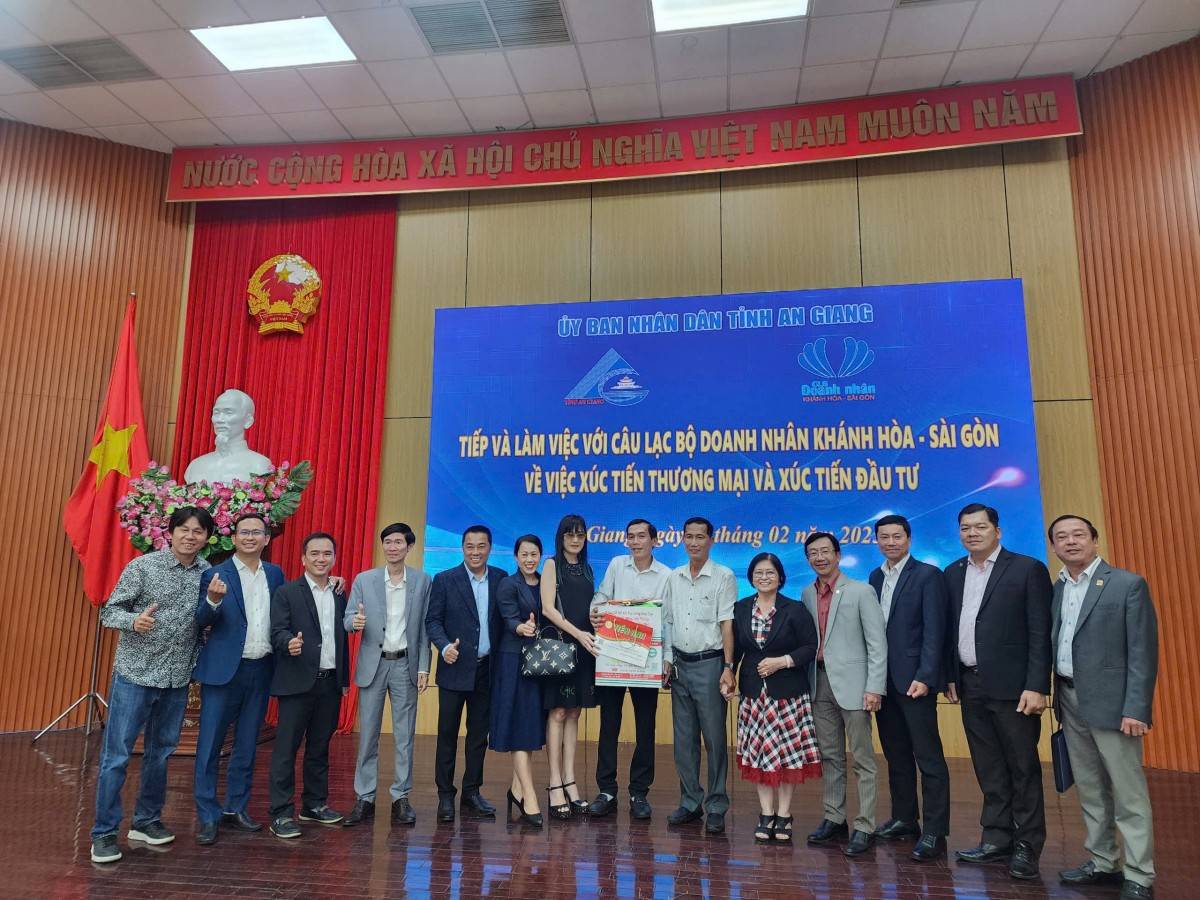 An Giang: Thúc đẩy hợp tác đầu tư với CLB Doanh nhân Khánh Hòa - Sài Gòn