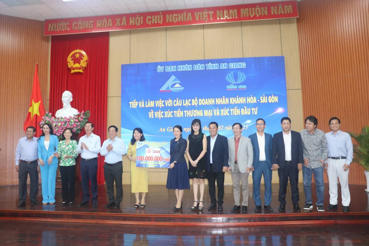 An Giang: Thúc đẩy hợp tác đầu tư với CLB Doanh nhân Khánh Hòa - Sài Gòn