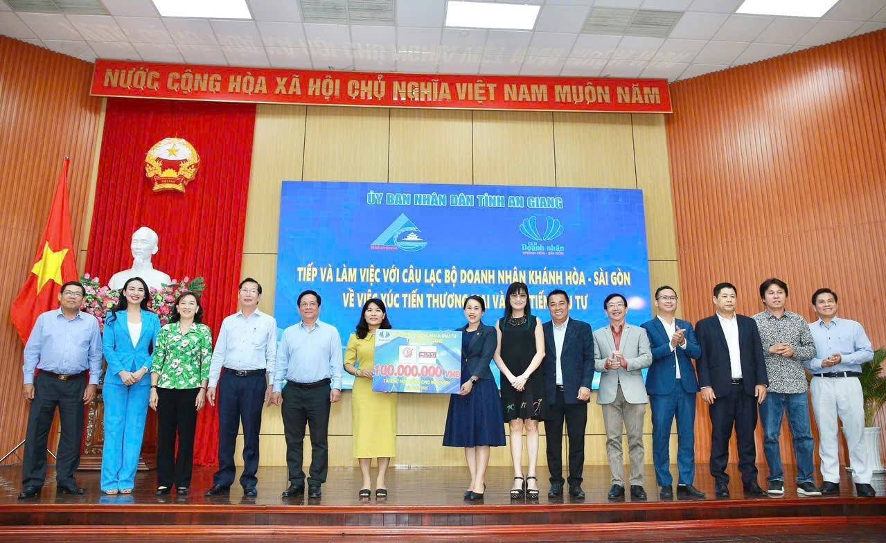 An Giang: Thúc đẩy hợp tác đầu tư với CLB Doanh nhân Khánh Hòa - Sài Gòn