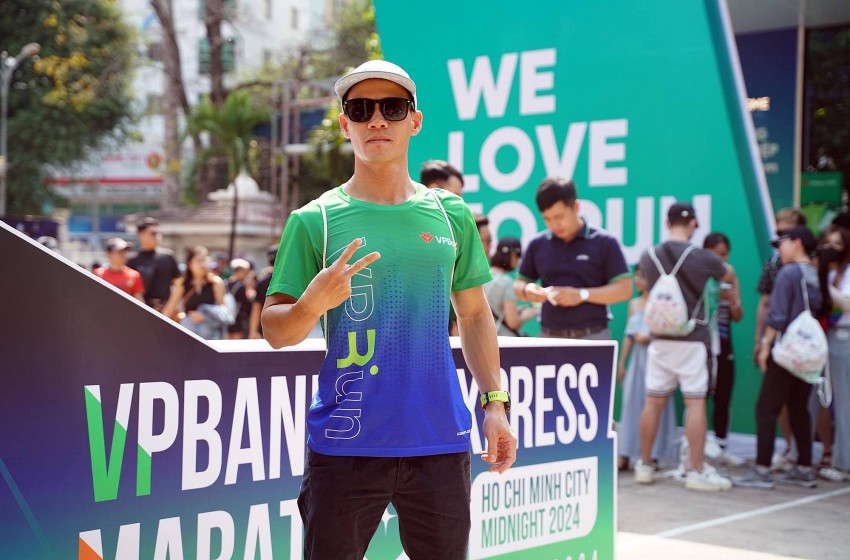 Anh Trọng tại giải VPBank VnExpress Marathon Ho Chi Minh City Midnight năm 2024 VPRun tung đội hình mạnh ở giải chạy đêm TP. Hồ Chí Minh 2025