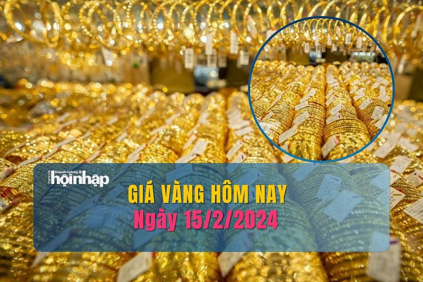 Giá vàng hôm nay 15/2: Vàng nhẫn tăng sốc, vượt ngưỡng 91 triệu đồng/lượng