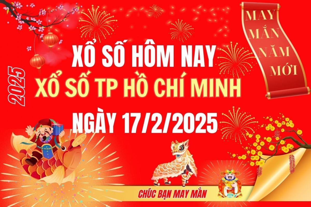 XSHCM 15/2, Kết quả xổ số Hồ Chí Minh hôm nay 15/2/2025, Trực tiếp XSHCM ngày 15 tháng 2