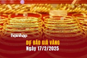 Dự báo giá vàng 17/2: Vàng nhẫn, vàng miếng tiếp tục giảm mạnh