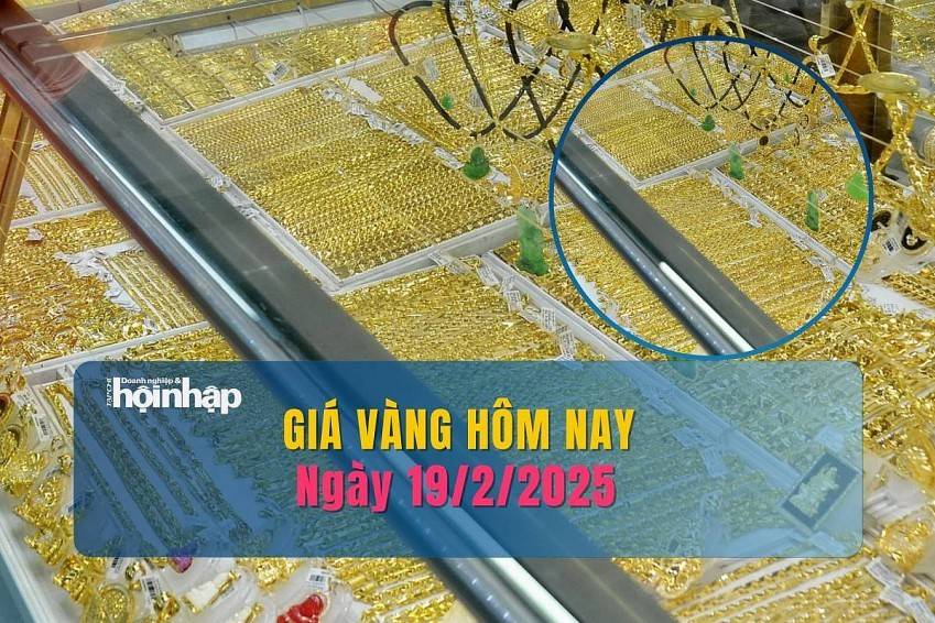 Giá vàng hôm nay 19/2: Vàng nhẫn tăng mạnh trở lại ngưỡng 91 triệu đồng/lượng