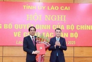 Ông Trịnh Xuân Trường giữ chức Bí thư Tỉnh ủy Lào Cai