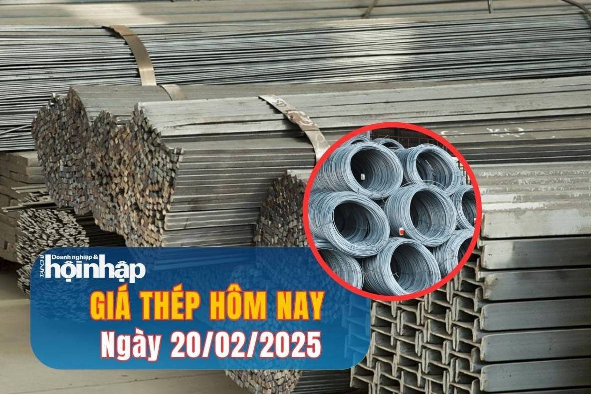 Giá thép hôm nay 20/2: Giá thép trong nước ổn định, giá thép quốc tế tăng nhẹ