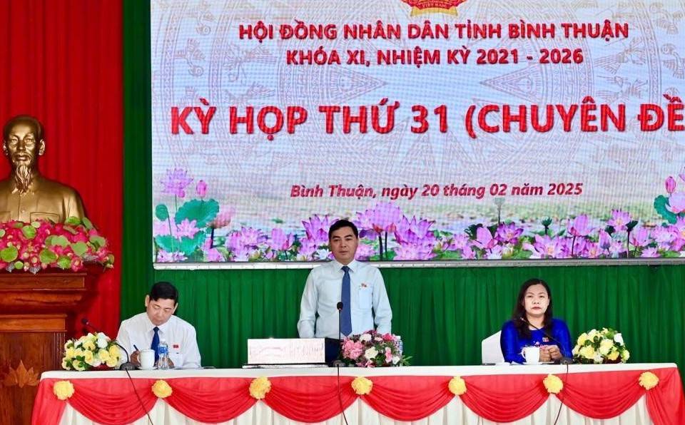 HĐND tỉnh Bình Thuận họp chuyên đề sắp xếp tổ chức bộ máy