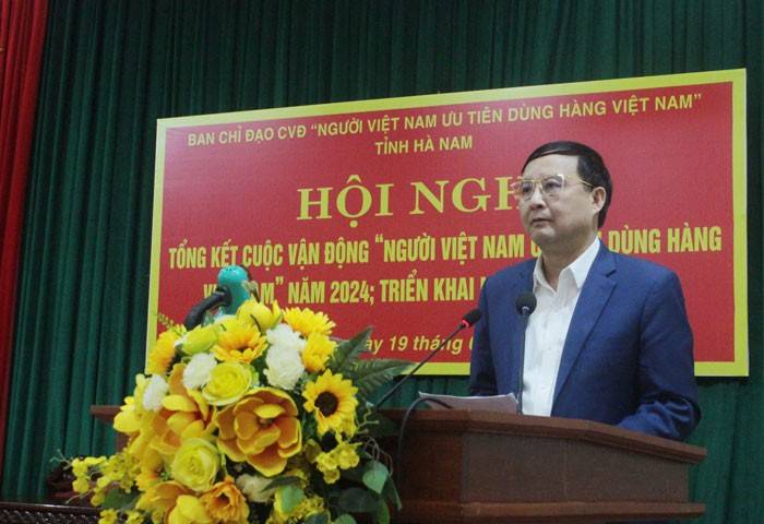 Hà Nam triển khai chương trình “Người Việt Nam ưu tiên dùng hàng Việt Nam” năm 2025