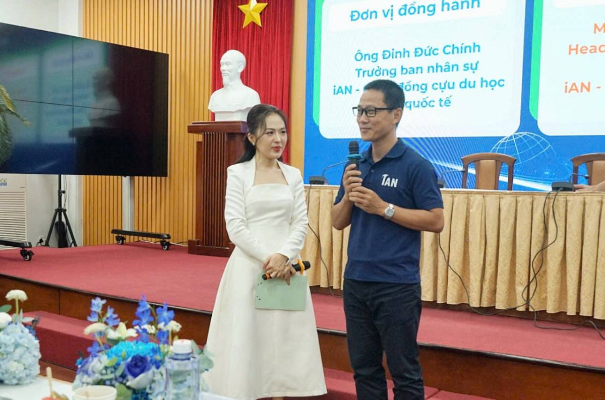 ông Đinh Đức Chính - Trưởng Ban nhân sự iAn - Cộng đồng Cựu Du học sinh quốc tế