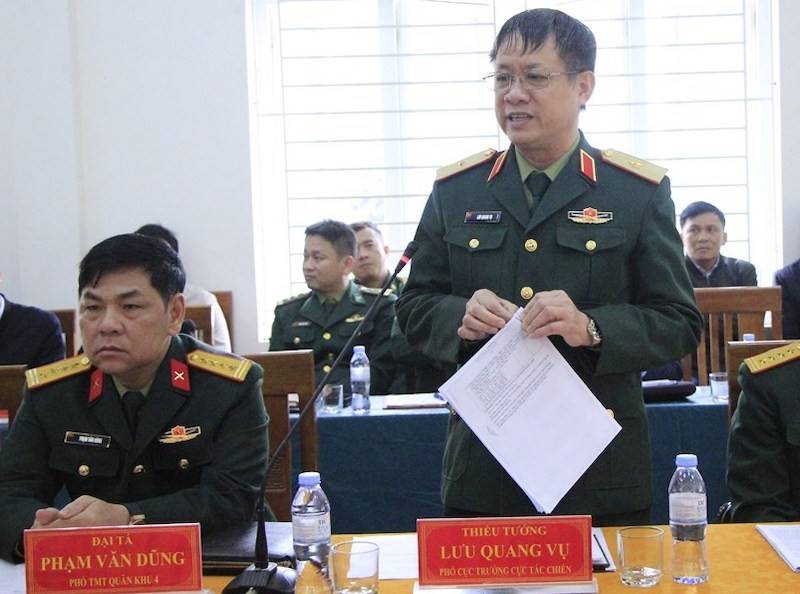 Thiếu tướng Lưu Quang Vụ - Phó Cục trưởng Cục Tác chiến, Bộ Tổng tham mưu 