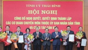 Thái Bình công bố Nghị quyết thành lập cơ quan chuyên môn mới