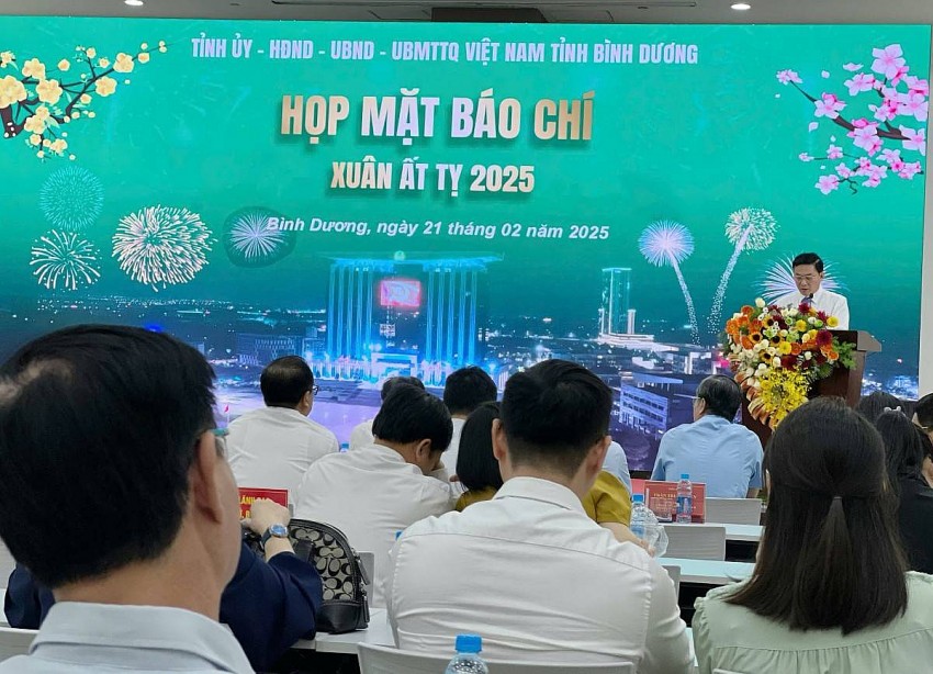 Bình Dương tổ chức họp mặt các cơ quan báo chí đầu Xuân Ất Tỵ 2025