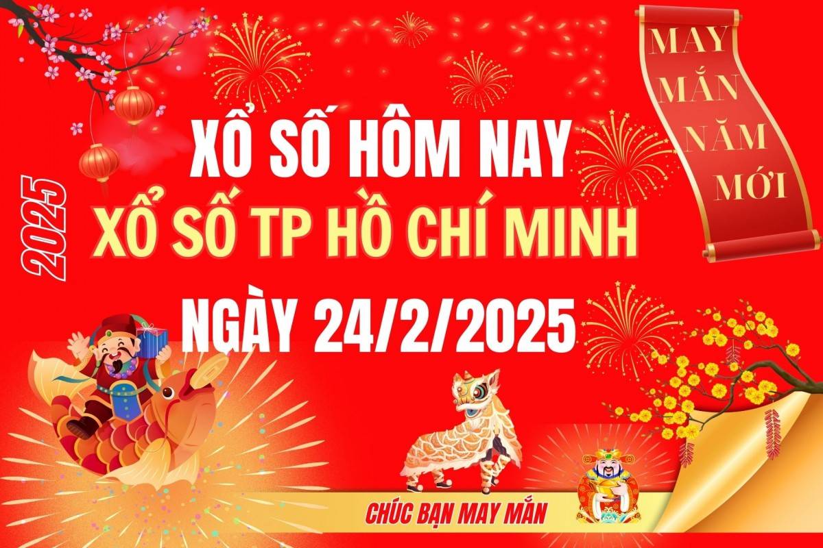 XSHCM 22/2, Kết quả xổ số Hồ Chí Minh hôm nay 22/2/2025, Trực tiếp XSHCM ngày 22 tháng 2