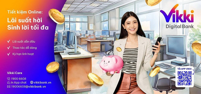 Vikki Digital Bank tấp nập đón khách tới giao dịch