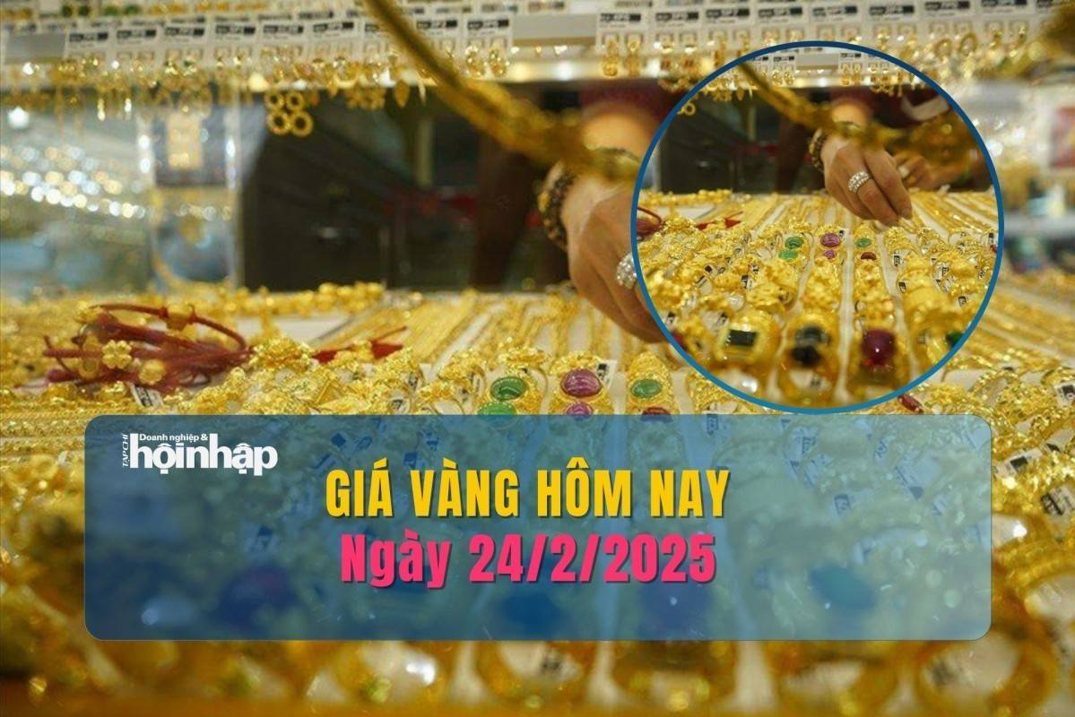 Giá vàng hôm nay 24/2: Vàng nhẫn tròn trơn neo ở mức cao trên 91 triệu đồng/lượng