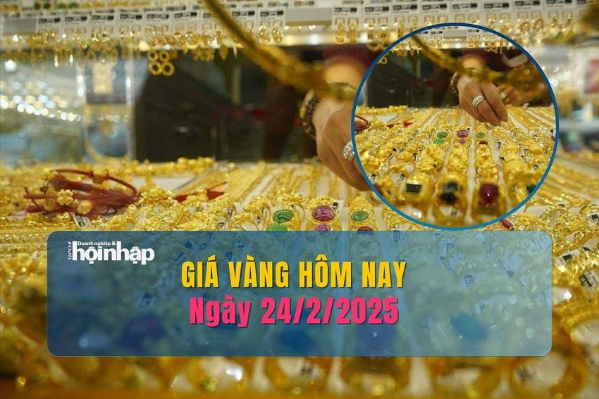 Giá vàng hôm nay 24/2: Vàng nhẫn tròn trơn neo ở mức cao trên 91 triệu đồng/lượng Giá vàng hôm nay 24/2: Vàng nhẫn tròn trơn neo ở mức cao trên 91 triệu đồng/lượng