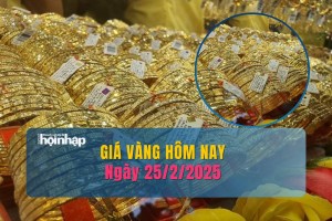 Giá vàng hôm nay 25/2: Vàng nhẫn tròn trơn tăng vọt vượt ngưỡng 92 triệu đồng/lượng