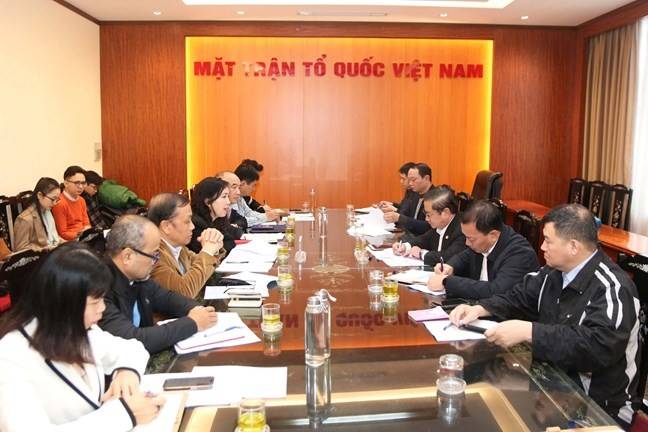 Quang cảnh cuộc làm việc. Ảnh: Tiến Đạt