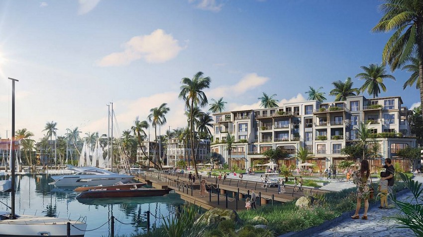  Thành phố Vịnh trung tâm Xanh Island kiến tạo không gian sống xanh, sinh thái. Ảnh phối cảnh minh họa