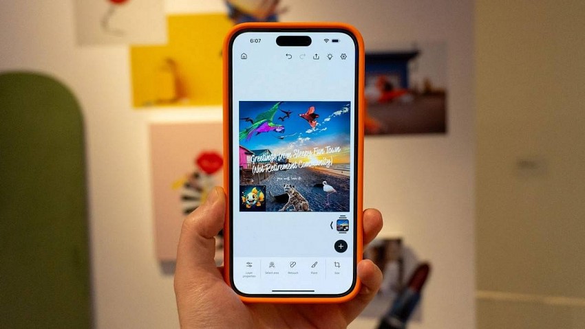 새로운 Photoshop 응용 프로그램은 iPhone에서 시작됩니다. 사진 : 바로 가기.