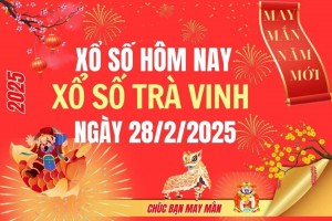 XSTV 7/3, Kết quả xổ số Trà Vinh hôm nay 7/3/2025, Trực tiếp XSTV ngày 7 tháng 3