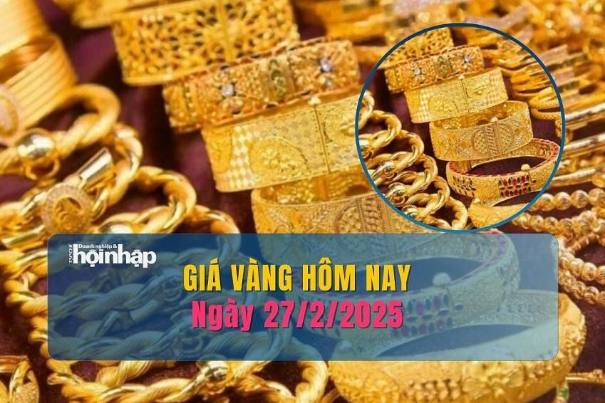 Giá vàng hôm nay 27/2: Vàng nhẫn tròn trơn giảm mạnh nhất gần 1 triệu đồng/lượng