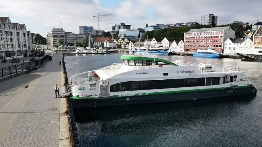 Tàu cao tốc đầu tiên trên thế giới không phát thải Medstraum. (Nguồn: Innovation Norway và Maritime CleanTech)