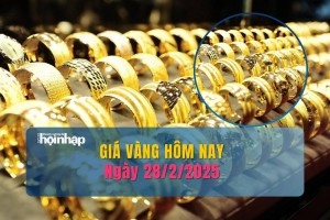 Giá vàng hôm nay 28/2: Vàng nhẫn vẫn neo ở mốc 91 triệu đồng/lượng