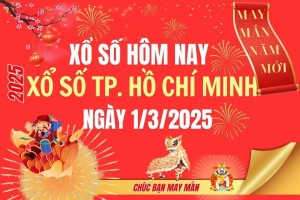 XSHCM 1/3, Kết quả xổ số Hồ Chí Minh hôm nay 1/3/2025, Trực tiếp XSHCM ngày 1 tháng 3