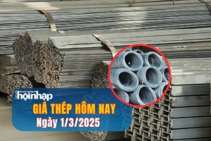 Giá thép hôm nay 1/3: Giá thép quốc tế tăng liên tiếp, giá thép trong nước ổn định