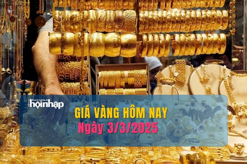 Giá vàng hôm nay 3/3: Vàng nhẫn tròn trơn tăng vọt lên 91 triệu đồng/lượng Giá vàng hôm nay 3/3: Vàng nhẫn tròn trơn tăng vọt lên 91 triệu đồng/lượng