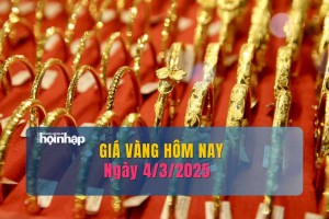 Giá vàng hôm nay 4/3: Vàng nhẫn tròn trơn tăng mạnh nhất gần 1 triệu đồng/lượng