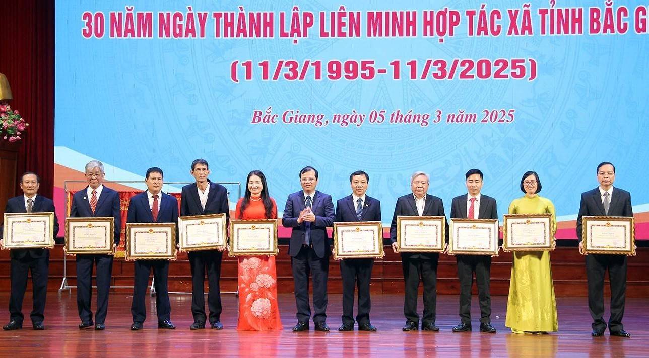 Liên minh Hợp tác xã tỉnh Bắc Giang 30 năm hình thành và phát triển