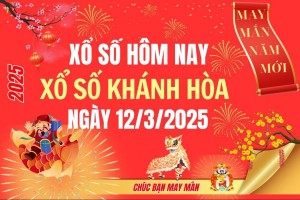 XSKH 12/3, Kết quả xổ số Khánh Hòa hôm nay 12/3/2025, Trực tiếp XSKH ngày 12 tháng 3