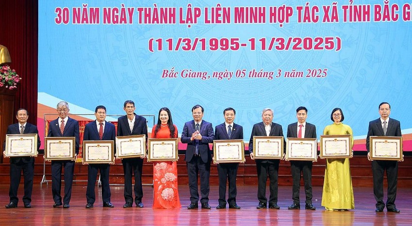 Liên minh Hợp tác xã tỉnh Bắc Giang 30 năm hình thành và phát triển