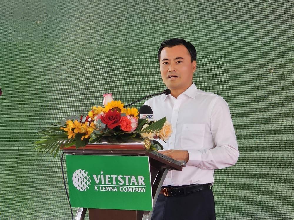 Phó Chủ tịch UBND TPHCM Bùi Xuân Cường phát biểu chỉ đạo tại lễ khởi công.