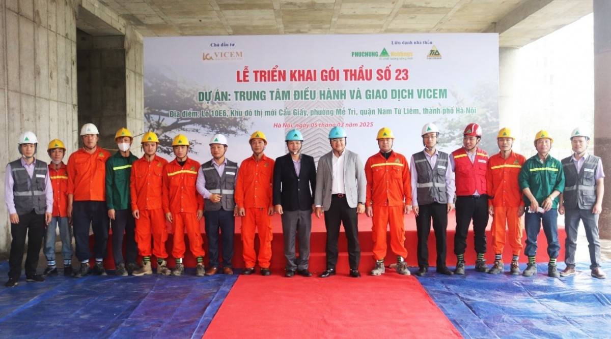 Phục Hưng Holdings triển khai dự án Vicem Tower Phục Hưng Holdings triển khai dự án Vicem Tower