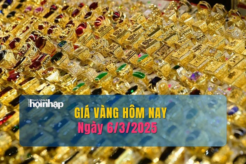 Giá vàng hôm nay 6/3: Vàng nhẫn