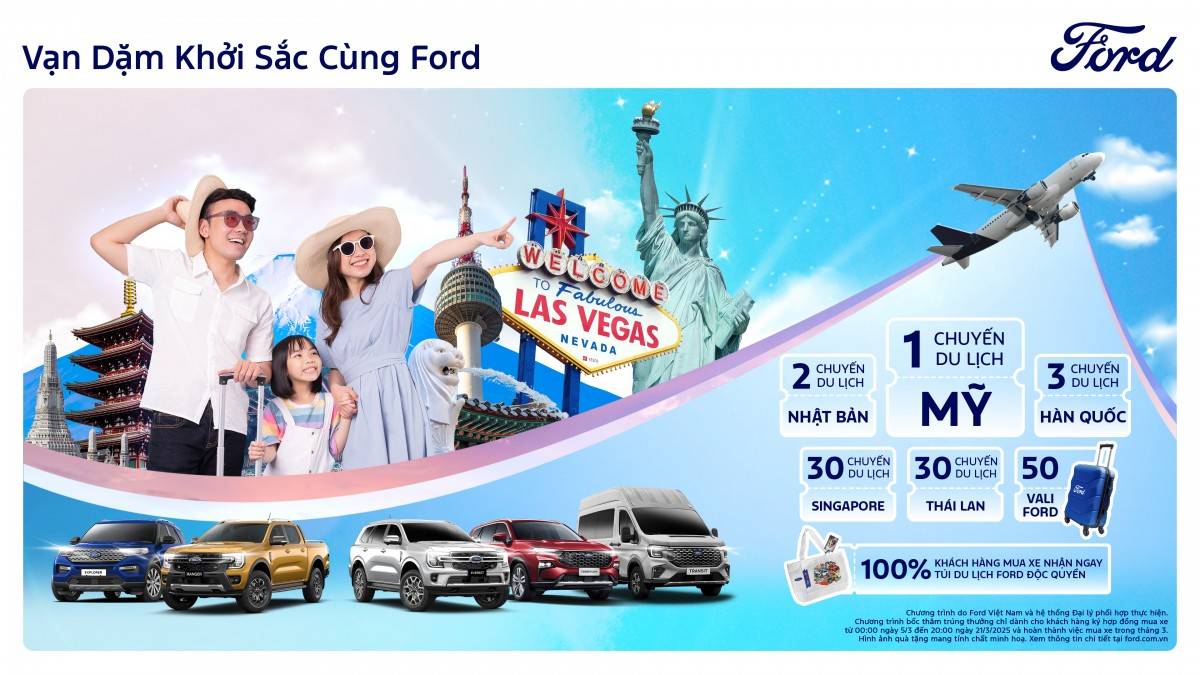 Ford Việt Nam khuyến mãi trong tháng 3 với tổng giải thưởng hàng tỷ đồng Ford Việt Nam khuyến mãi trong tháng 3 với tổng giải thưởng hàng tỷ đồng