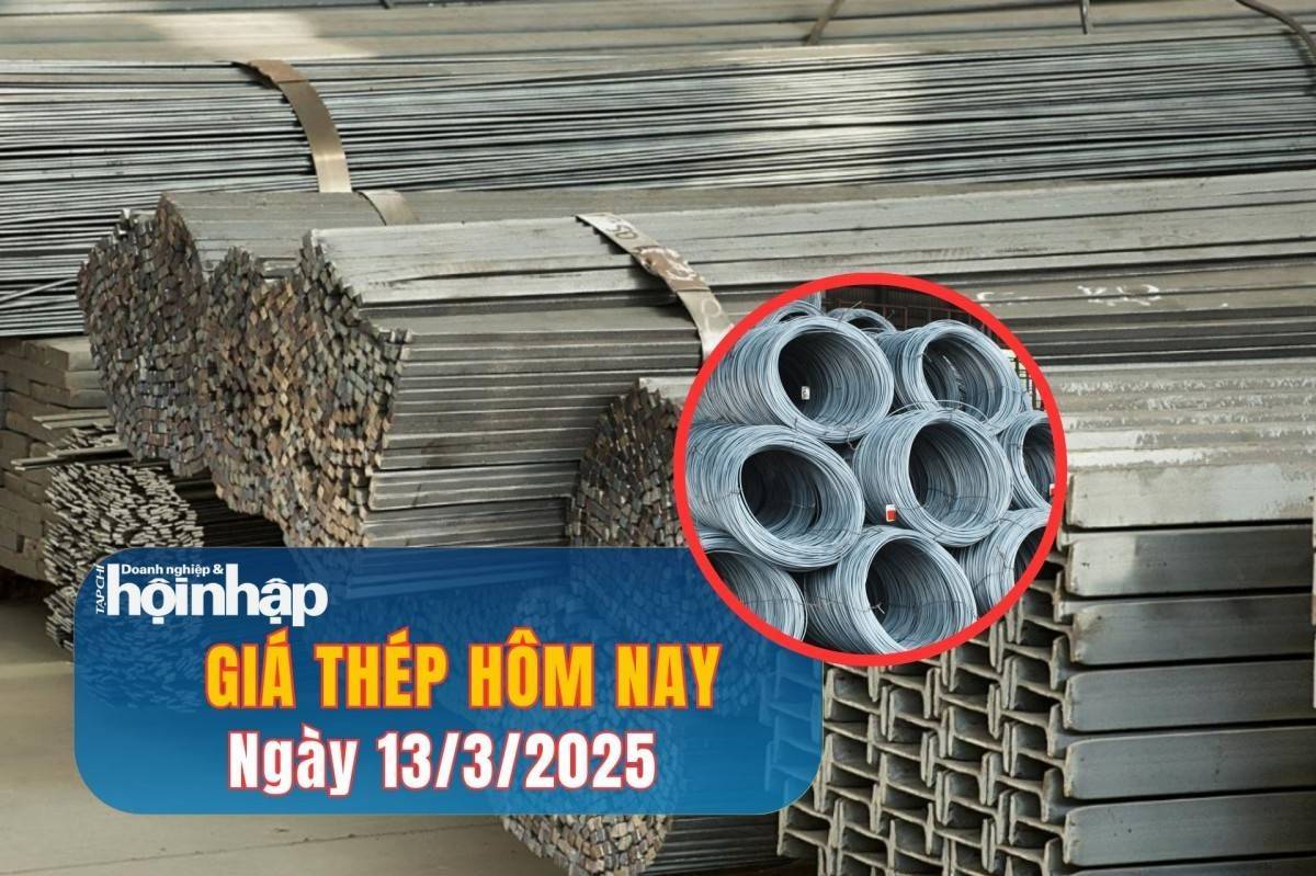 Giá thép hôm nay 13/3: Giá thép trong nước ổn định, thép quốc tế biến động trái chiều