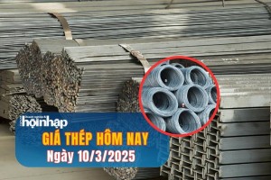 Giá thép hôm nay 10/3: Giá thép trong nước và quốc tế duy trì ổn định