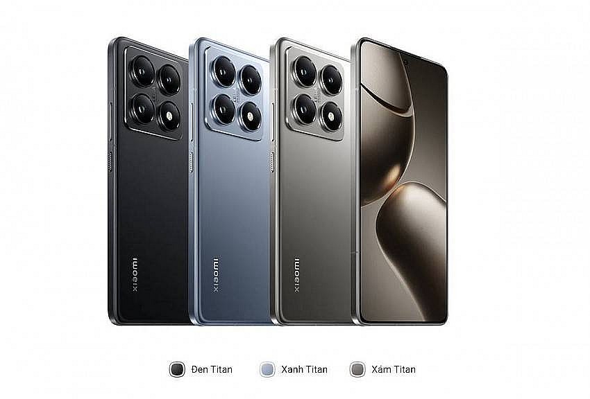 Ba phiên bản màu sắc của Xiaomi 14T Pro