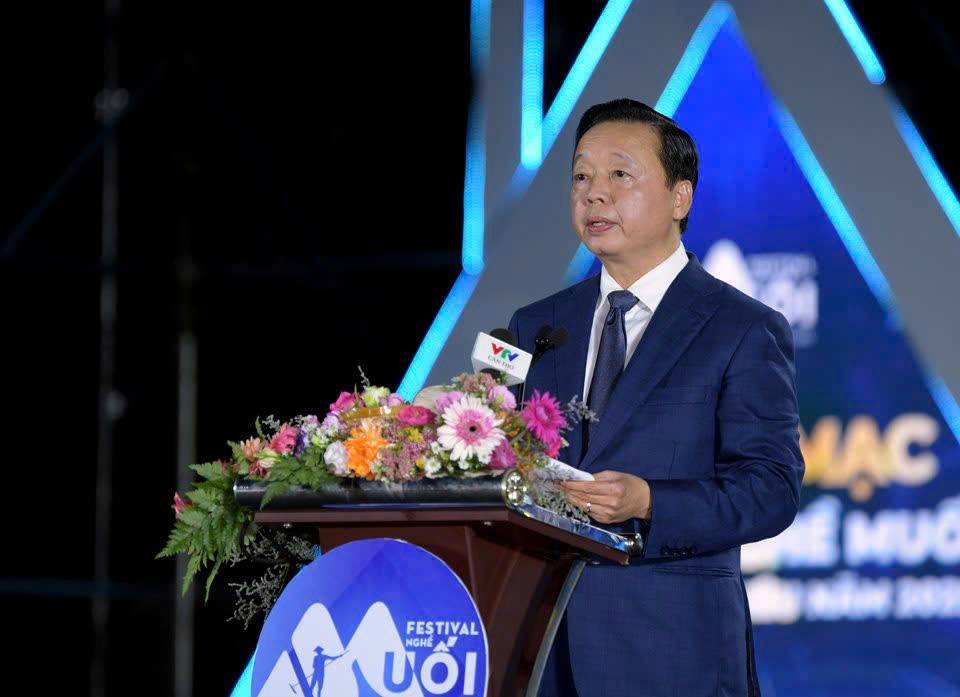 Phó Thủ tướng Trần Hồng Hà phát biểu tại lễ khai mạc Festival.