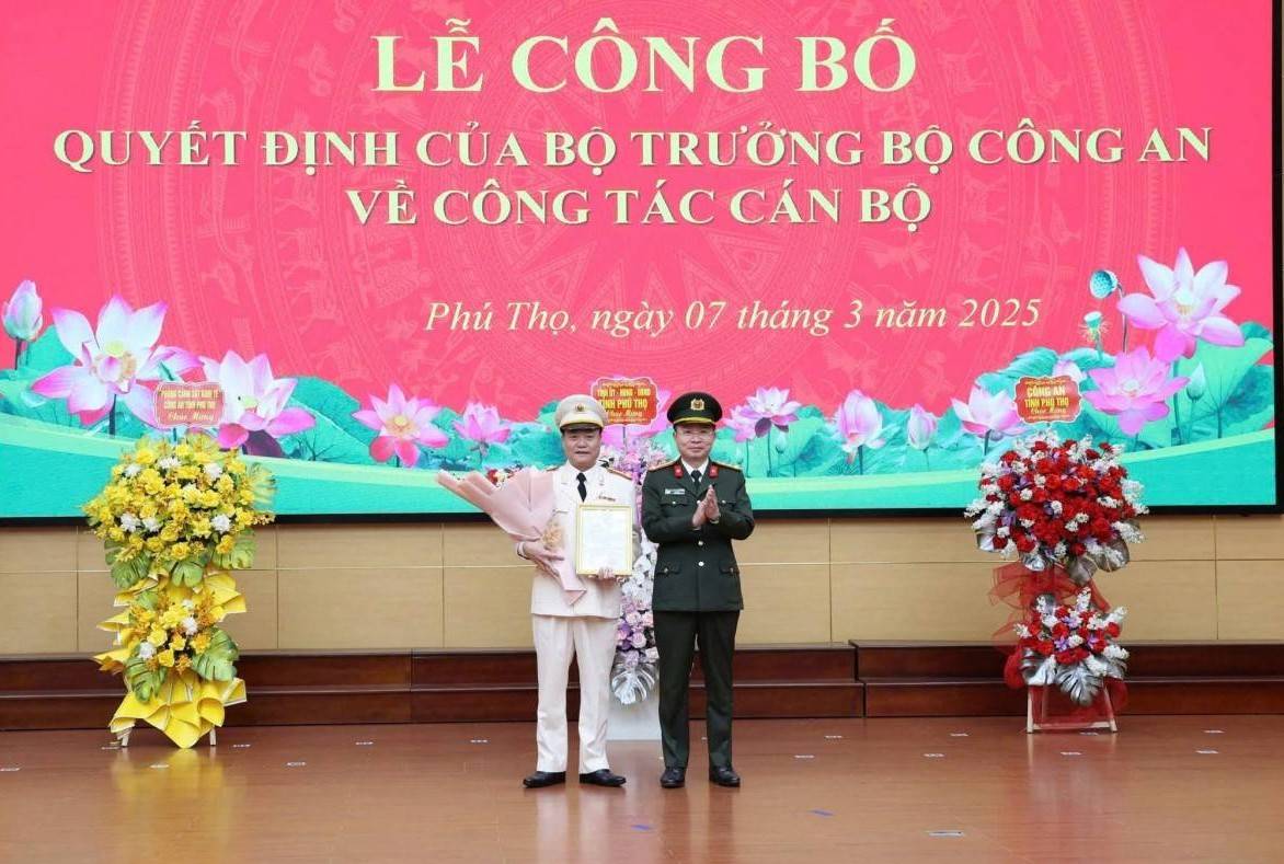 Phú Thọ có tân Phó Giám đốc Công an tỉnh