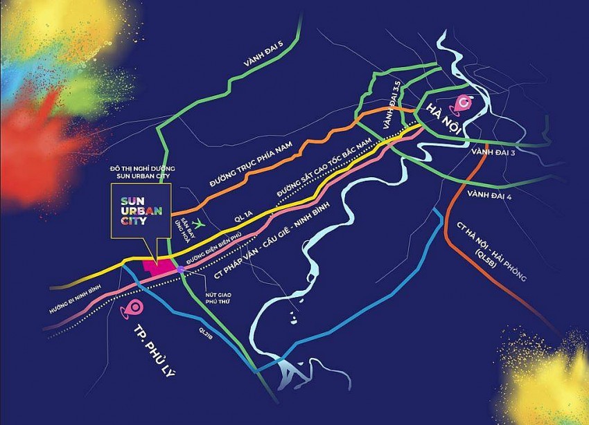 Sun Urban City kết nối thuận lợi với Hà Nội và các tỉnh miền Bắc   Sun Urban City kết nối thuận lợi với Hà Nội và các tỉnh miền Bắc