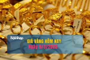 Giá vàng hôm nay 9/3: Vàng nhẫn tròn trơn neo cao trên 93 triệu đồng/lượng