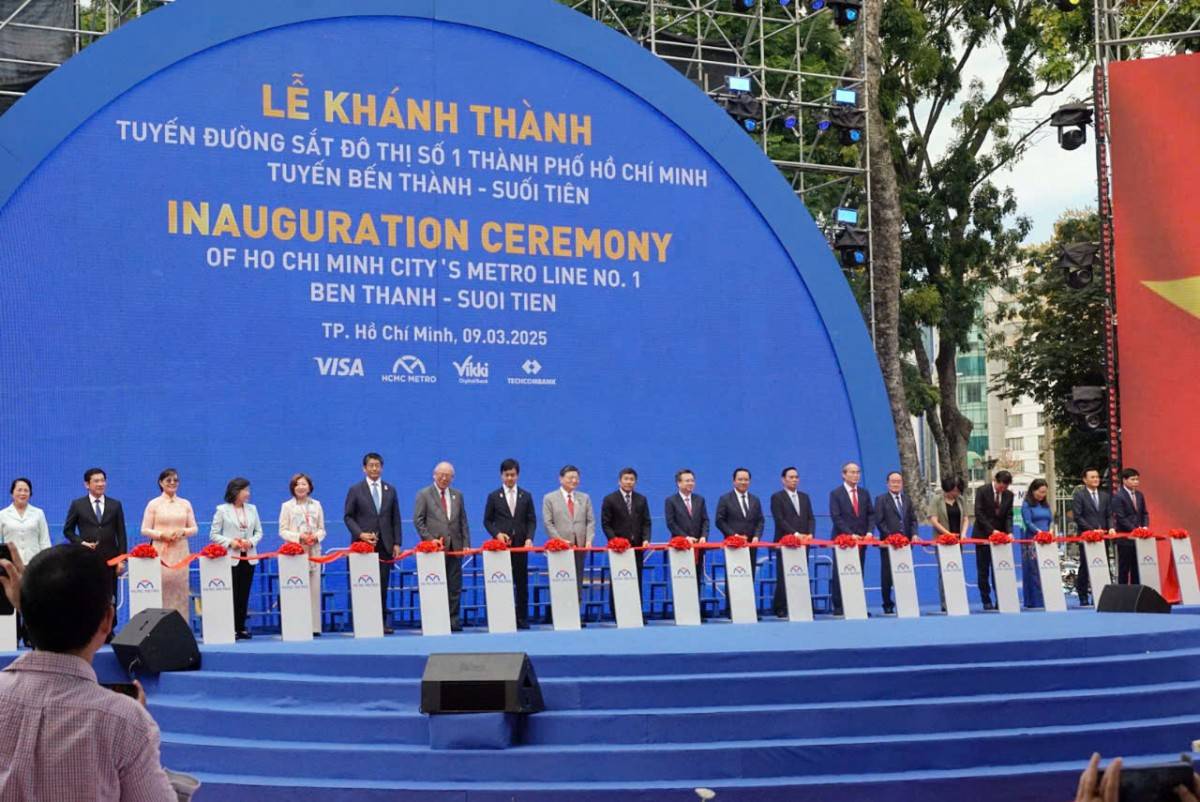 Nghi lễ hánh thành tuyến Đường sắt đô thị số 1 (Bến Thành - Suối Tiên)