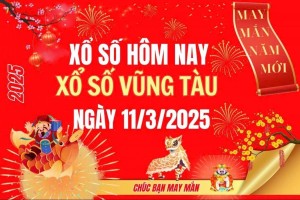 XSVT 11/3, Kết quả xổ số Vũng Tàu hôm nay 11/3/2025, Trực tiếp XSVT ngày 11 tháng 3