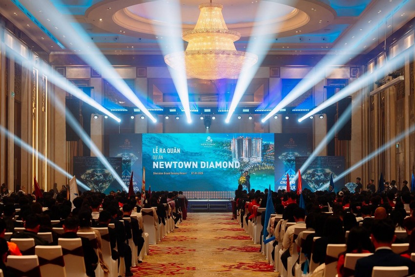 Lễ ra quân năm 2025 của tổ hợp căn hộ cao cấp Newtown Diamond tại Đà Nẵng